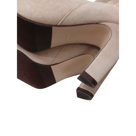 Stuart Weitzman Charlie Knee-high Boots 7.5 M Pink Champagne Beige Suede Leather - Picture 4 of 16